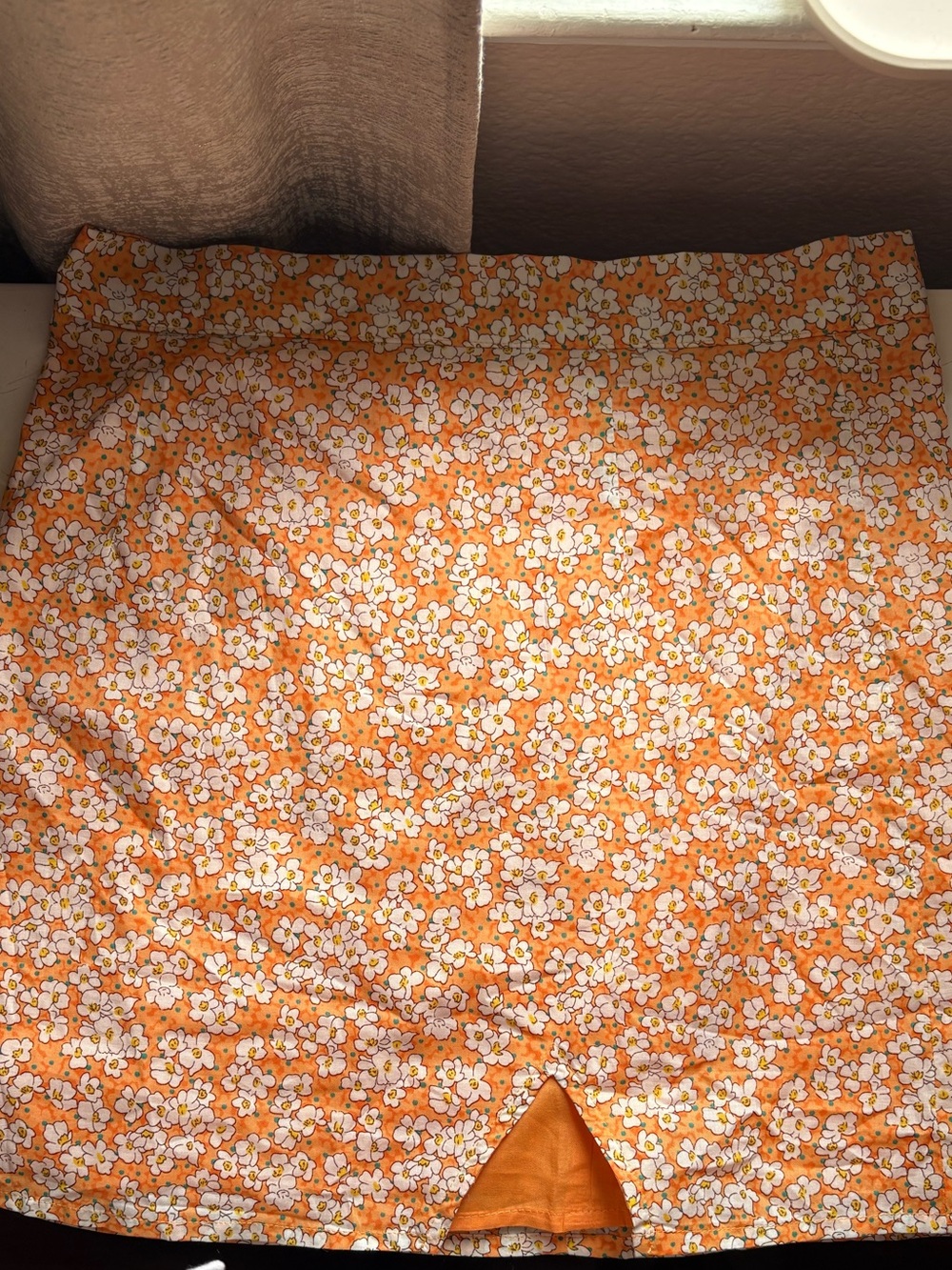 NWT Peppermayo | Avenue mini Skirt| Orange floral | US 8